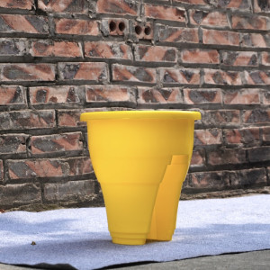 Chậu nhựa kẹp bạn công loại trơn