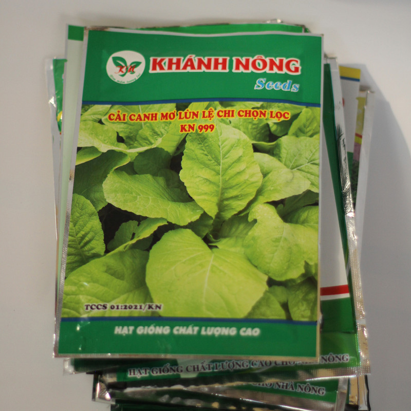 Hạt giống cải canh mỡ lùn lệ chi chọn lọc KN999 (Khánh Nông)